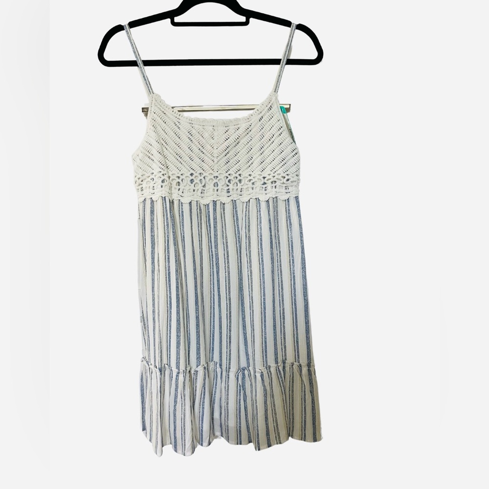 NWT The General Good Elizabeth Crochet Detail Dress
